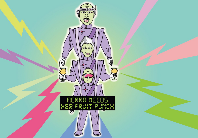 Momma Needs Her Fruit Punch (Citra, Krush, Mosaic & Sabro Hops) - Hoof Hearted Brewing IPA - New England / Hazy 473ml