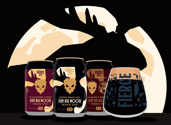 VBM : Bourbon Barrel Aged - Fierce Beer Stout - Imperial / Double 330ml