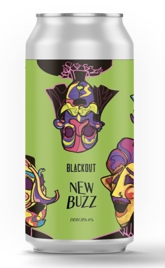 New Buzz - Blackout Brewing IPA - New England / Hazy 440ml