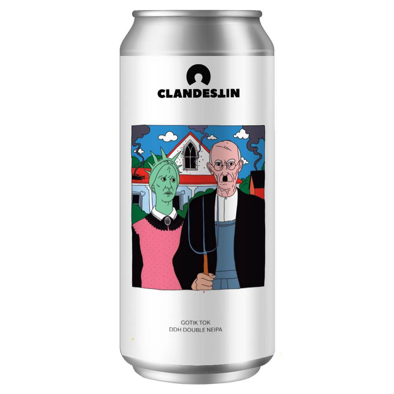 GOTIK TOK - Clandestin Beer IPA - Imperial / Double New England / Hazy 500ml