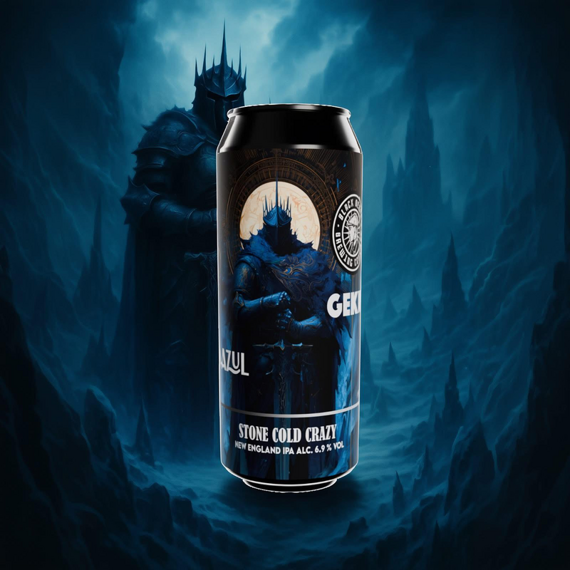 Stone Cold Crazy - Black Rebel Brewing Company IPA - New England / Hazy 440ml