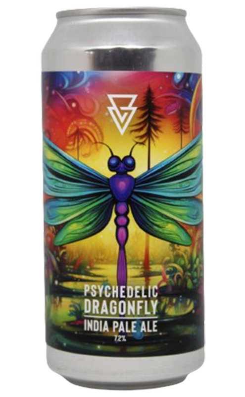 Psychedelic Dragonfly - Azvex Brewing Company IPA - New England / Hazy 440ml