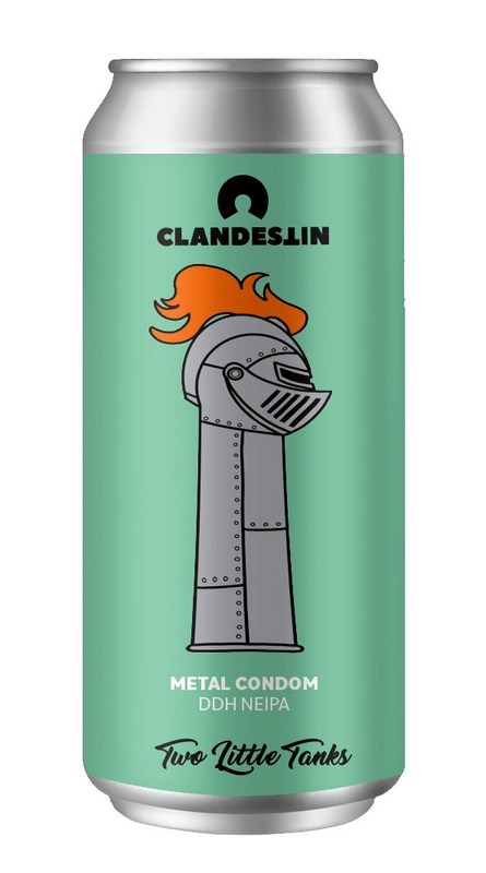 Metal Condom - Clandestin Beer IPA - New England / Hazy 500ml