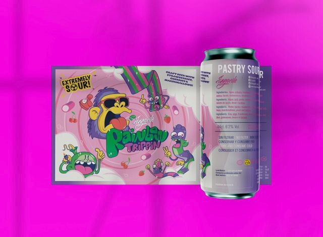 Rainbow Trippin' - Engorile Sour - Smoothie / Pastry 440ml