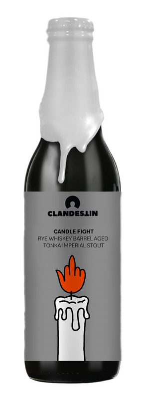 Candle Fight - Clandestin Beer Stout - Imperial / Double 330ml