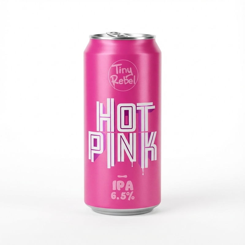 Hot Pink - Tiny Rebel Brewing Co IPA - American 440ml