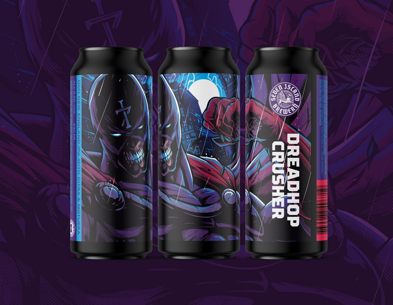 Dreadhop Crusher - Seven Island Brewery IPA - New England / Hazy 440ml