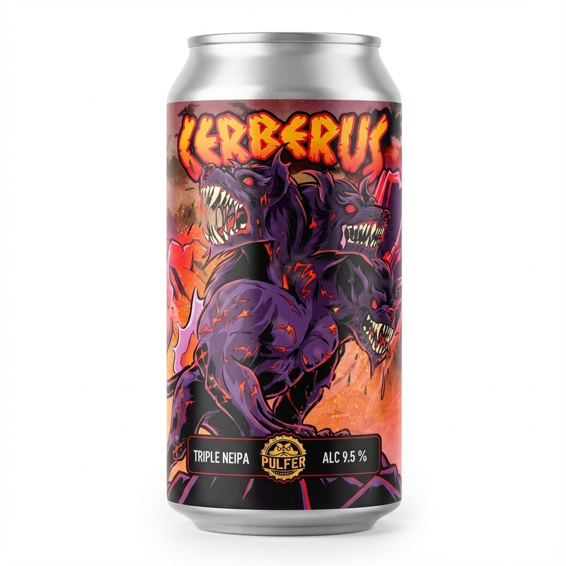 Cerberos - Pulfer Brewery IPA - Triple New England / Hazy 500ml