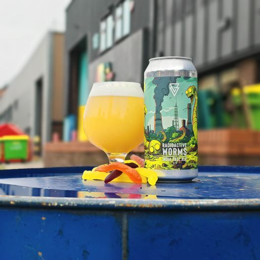 Radioactive Worms - Azvex Brewing Company IPA - New England / Hazy 440ml