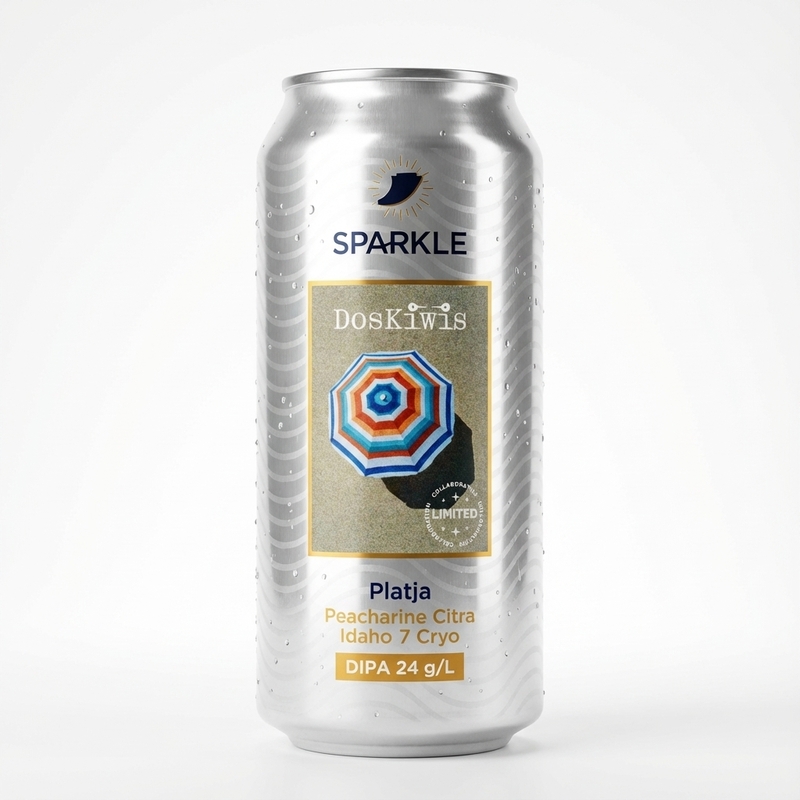 Platja (Doskiwis collab) - Sparkle ✨ IPA - Imperial / Double New England / Hazy 440ml