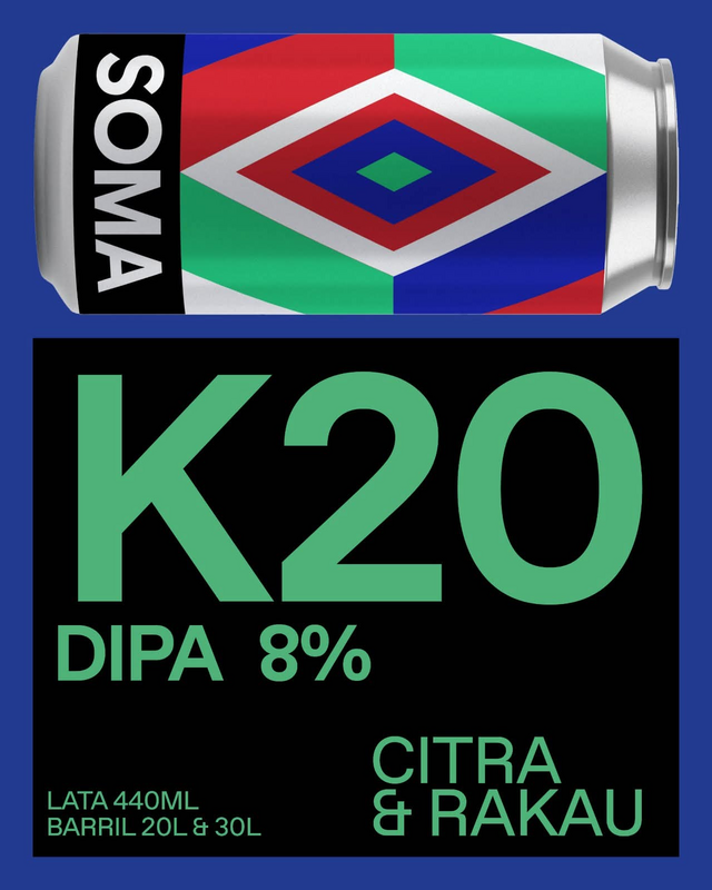 K20 - SOMA Beer IPA - Imperial / Double New England / Hazy 440ml