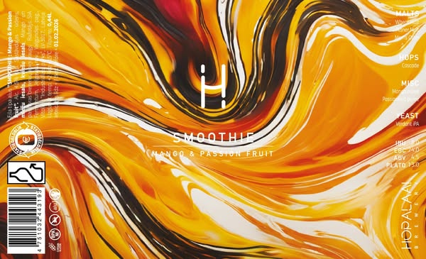 Smoothie : Mango & Passion Fruit - Hopalaa Sour - Smoothie / Pastry 440ml