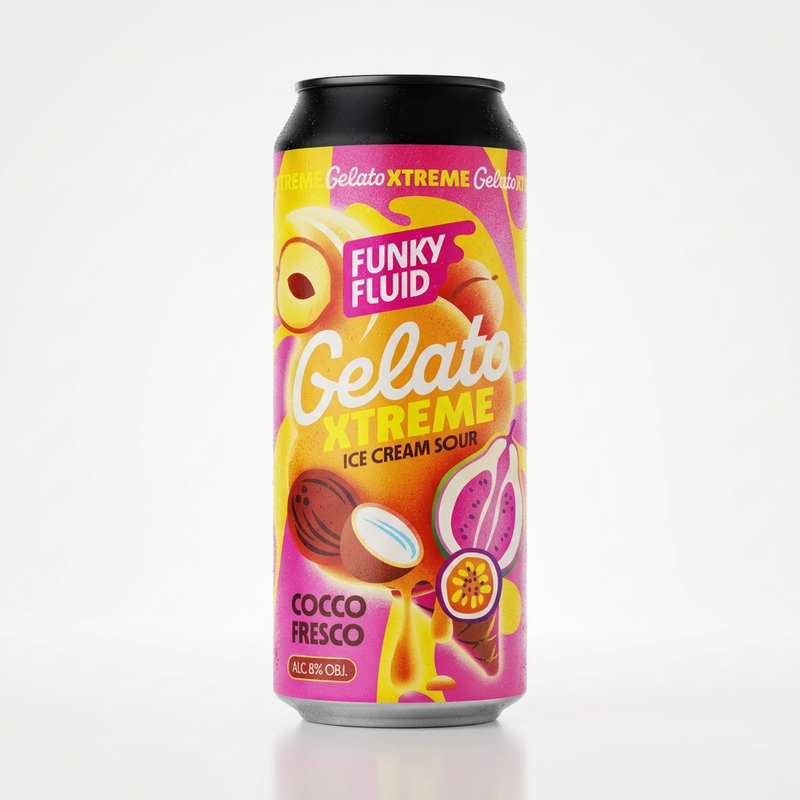 Gelato XTREME: Cocco Fresco - Funky Fluid Sour - Smoothie / Pastry 500ml