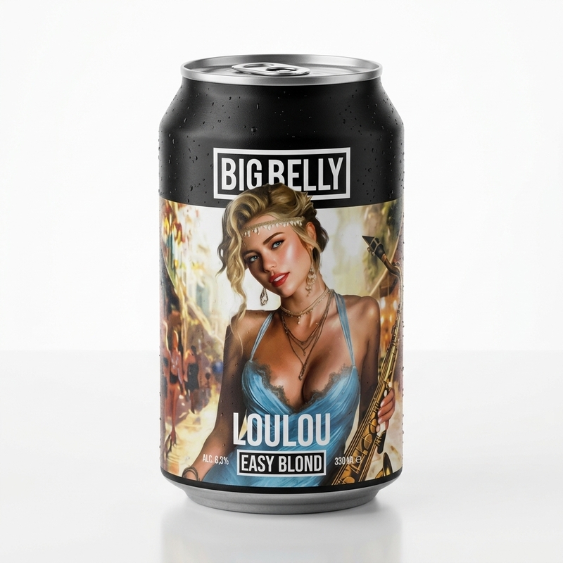 LOULOU - Easy Blond - Big Belly Brewing Company Blonde / Golden Ale - Other 330ml