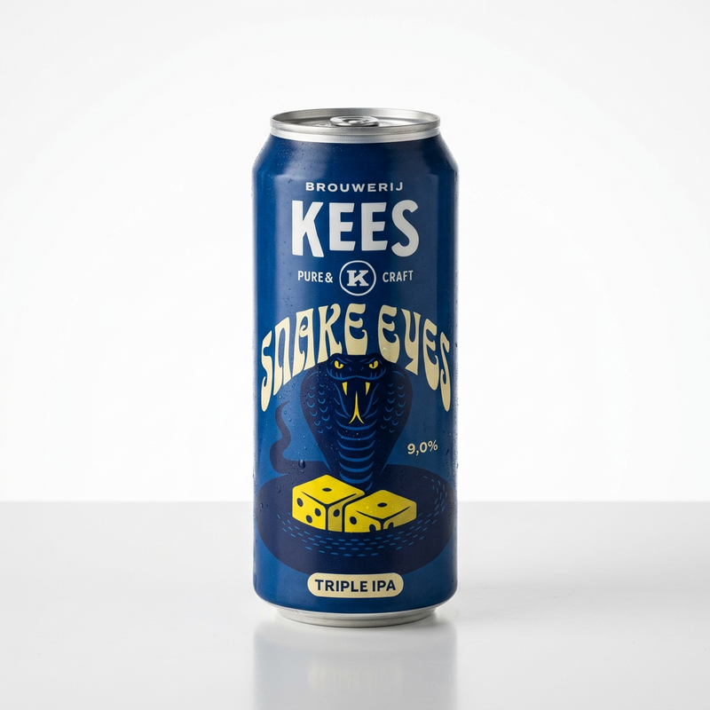 Snake Eyes - Brouwerij Kees IPA - Triple New England / Hazy 440ml