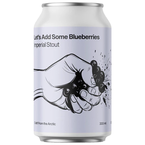 Let's add some Blueberries - Bådin Bryggeri Stout - Imperial / Double 330ml