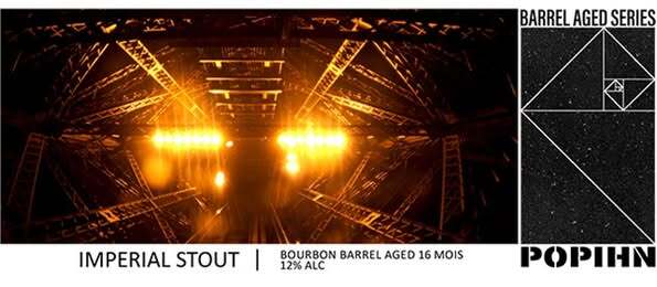 Bourbon Barrel Aged 16 Mois - Popihn Stout - Imperial / Double 330ml