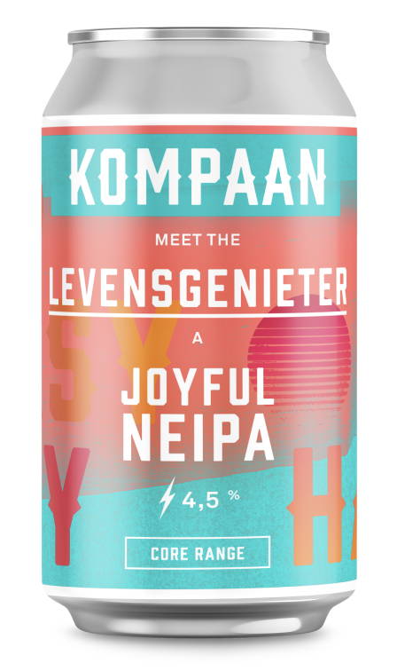 Levensgenieter - KOMPAAN Dutch Craft Beer Company IPA - New England / Hazy 330ml