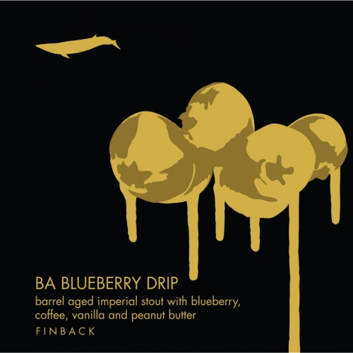 BA Blueberry Drip (2022) - Finback Brewery Stout - Imperial / Double Pastry 500ml