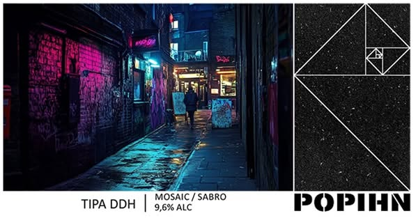 TIPA DDH Mosaic / Sabro - Popihn IPA - Triple New England / Hazy 440ml