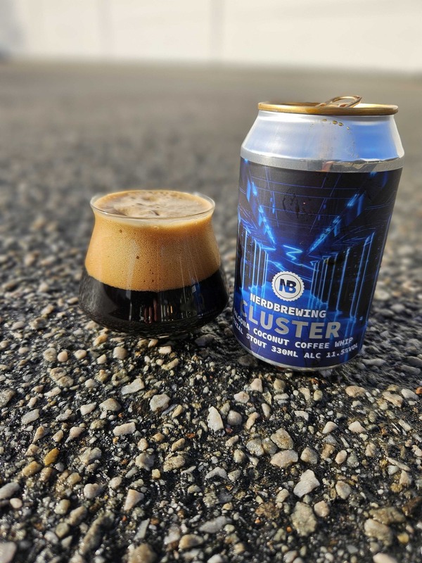 Cluster Dalgona Coconut Coffee Whip Imperial Stout - Nerdbrewing Stout - Imperial / Double Coffee 330ml