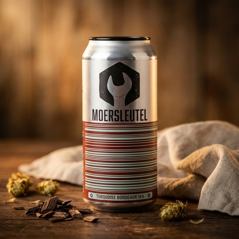 Barcode: Turquoise Bordeaux - Moersleutel Craft Brewery Stout - Imperial / Double 440ml