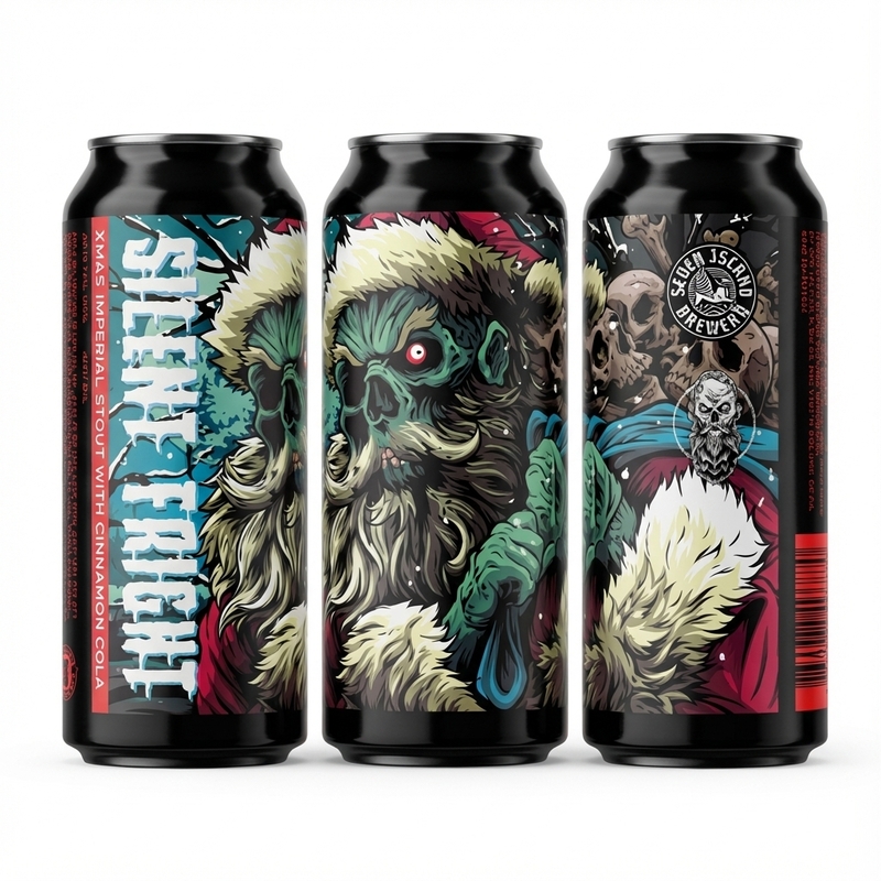 Silent Fright - Seven Island Brewery Stout - Imperial / Double 440ml