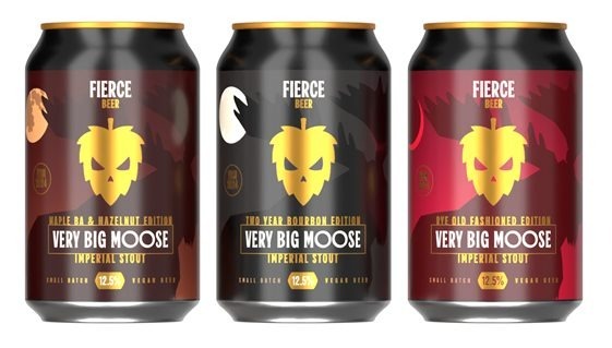 Very Big Moose: Two Year Bourbon Edition - Fierce Beer Stout - Imperial / Double 330ml