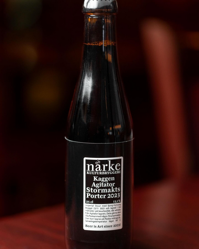 Kaggen Agitator Stormaktsporter 2023 - Närke Kulturbryggeri Stout - Imperial / Double 250ml