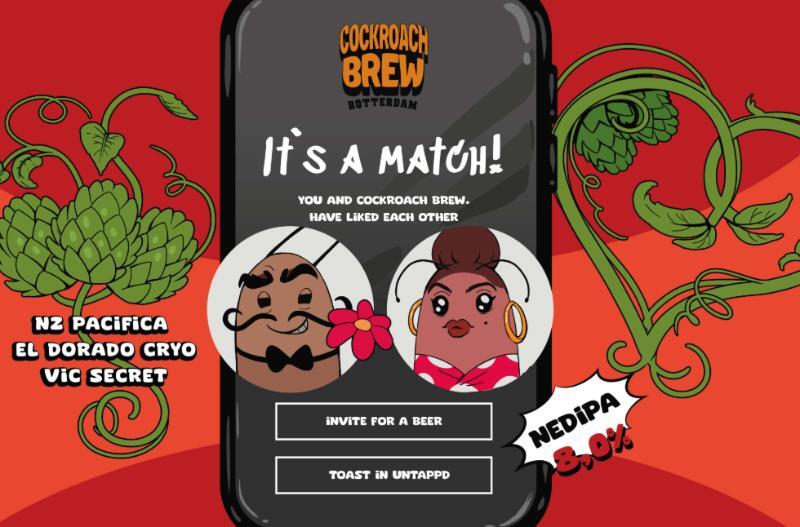 It's a Match! - Cockroach Brew IPA - Imperial / Double New England / Hazy 330ml