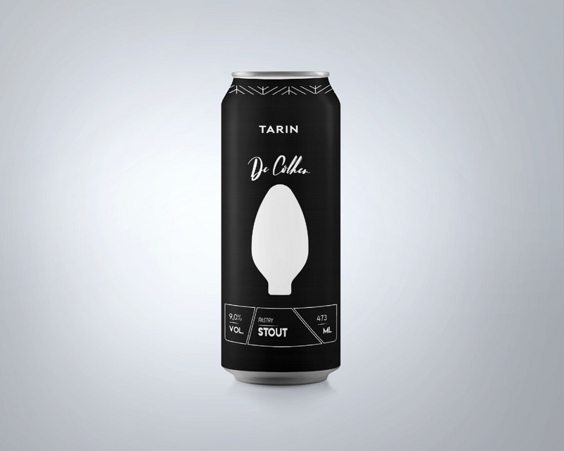 De Colher (Avela, Flor de Sal e Caramela) - Tarin Cervejaria Stout - Imperial / Double Pastry 473ml