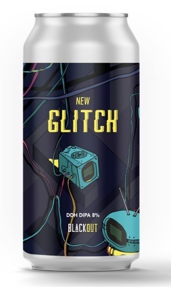 New Glitch - Blackout Brewing IPA - Imperial / Double New England / Hazy 440ml