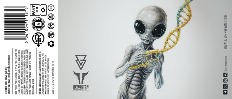 25.01 Rivington - Azvex Brewing Company IPA - Imperial / Double New England / Hazy 440ml