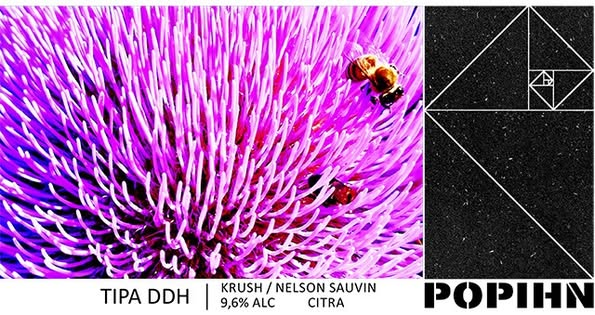 TIPA DDH Krush / Nelson Sauvin - Popihn IPA - Triple New England / Hazy 440ml