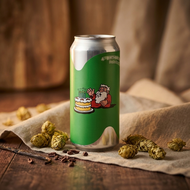 4th Birthday Stout (Siren collab) - Sureshot Brewing Stout - Imperial / Double Pastry 440ml