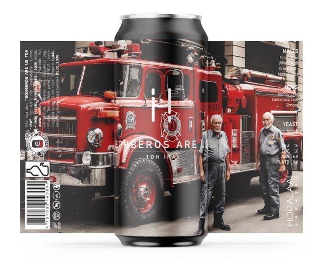 Bomberos Are Us - Hopalaa IPA - Triple New England / Hazy 440ml