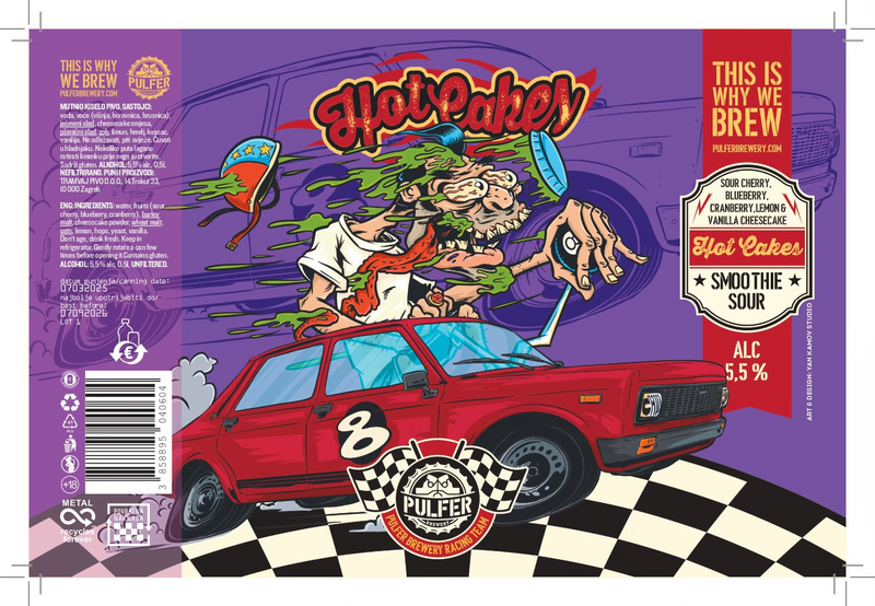 Hot Cake #8 - Pulfer Brewery Sour - Smoothie / Pastry 500ml
