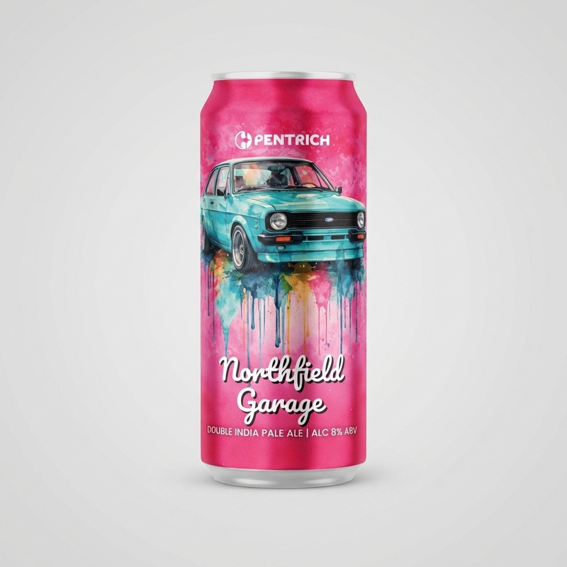 Northfield Garage - Pentrich Brewing Co. IPA - Imperial / Double New England / Hazy 440ml