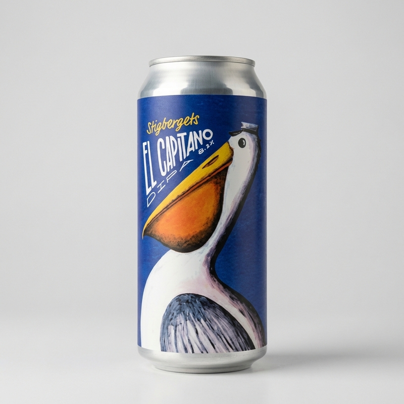 El Capitano - Stigbergets Bryggeri IPA - Imperial / Double New England / Hazy 440ml