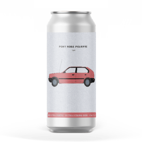 Pony Rose Pourpre - Brasserie Sir John Brewing Co. IPA - Triple New England / Hazy 473ml
