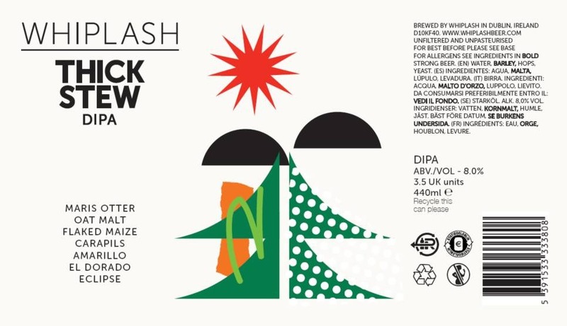 Thick Stew - Whiplash IPA - Imperial / Double New England / Hazy 440ml