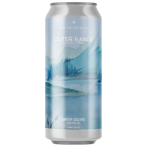 Watercolors - Outer Range Brewing Rockies/Alps IPA - New England / Hazy 440ml