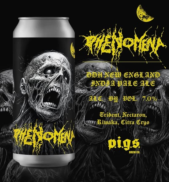 Phenomena - P.i.g.s. Brew Co. IPA - New England / Hazy 440ml