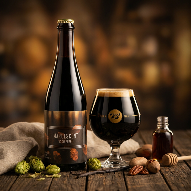 Marcescent - Esker Hart Artisan Ales Stout - Imperial / Double 500ml