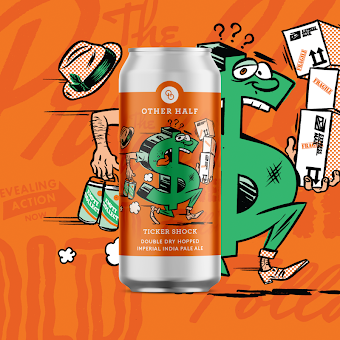 Ticker Shock - Other Half Brewing Co. IPA - Imperial / Double New England / Hazy 440ml