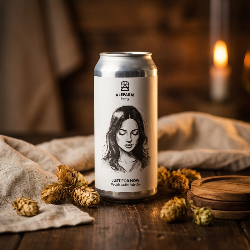 Just For Now - Alefarm Brewing IPA - Imperial / Double New England / Hazy 440ml