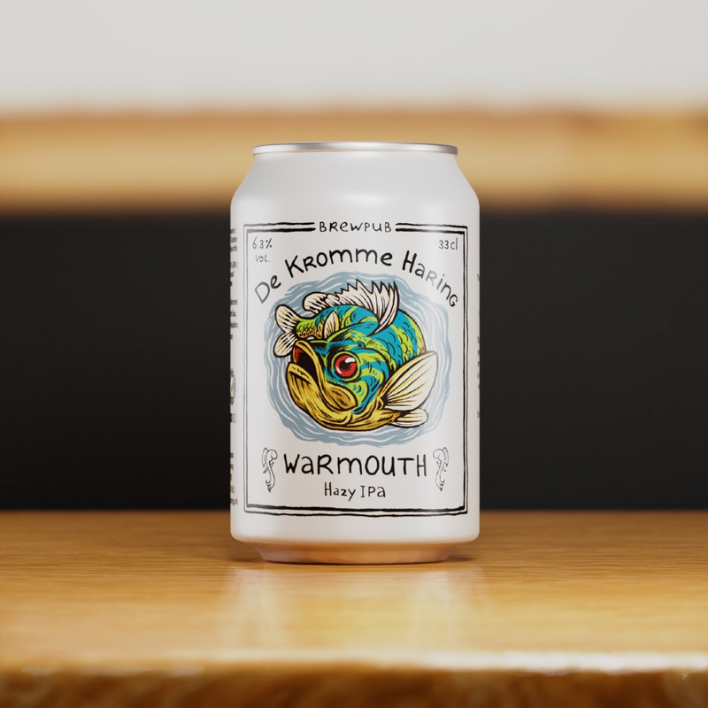 Warmouth Citra-Mosaic - De Kromme Haring IPA - New England / Hazy 330ml